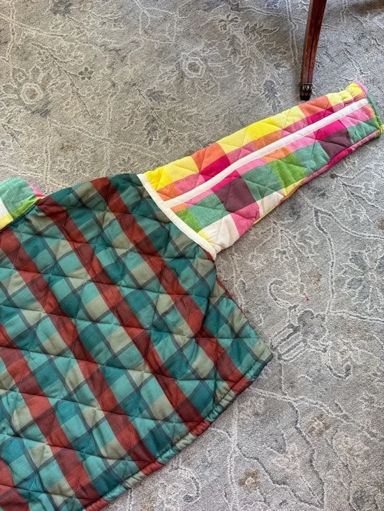 Colorblock Quilted Puffer Jacket - Multicolor - Picture 9 of 9